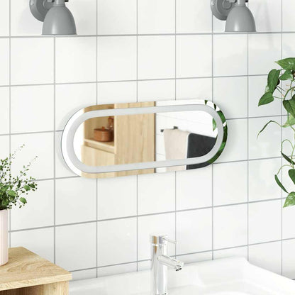 Espejo De Baño Led Ovalado