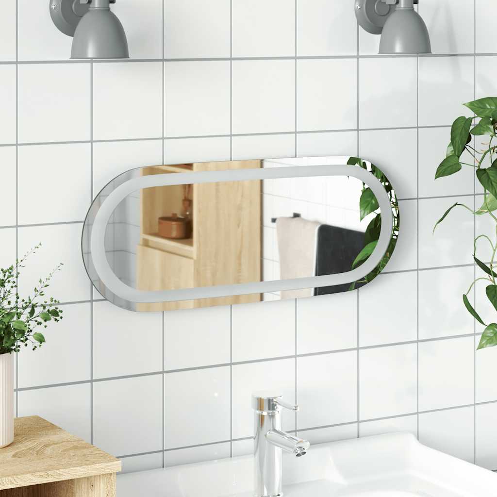 Espejo De Baño Led Ovalado