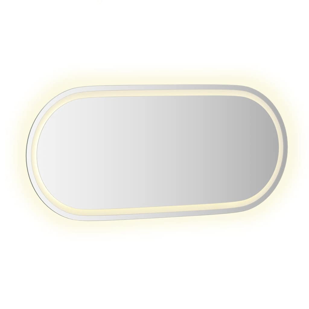 Espejo De Baño Led Ovalado