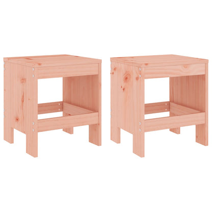 Mesa Y Sillas De Jardín 3 Pzas Madera Maciza Douglas