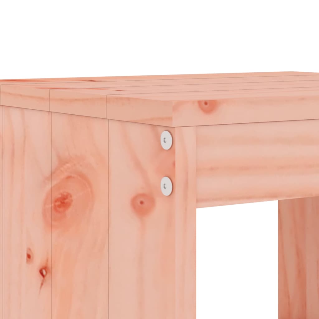 Mesa Y Sillas De Jardín 3 Pzas Madera Maciza Douglas
