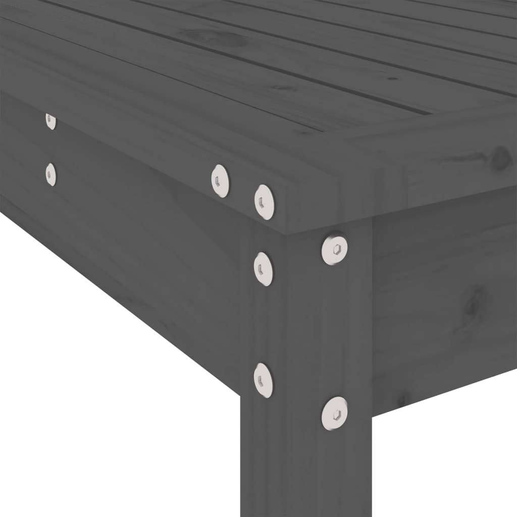 Set De Mesa Y Taburetes Altos Jardín 5 Piezas Madera
