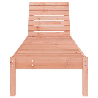 Tumbona De Madera Maciza Douglas 199,5X60X74 Cm