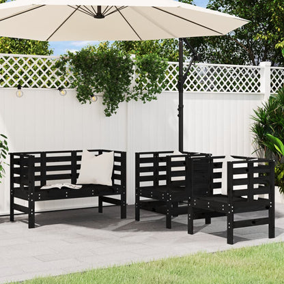 Juego De Muebles De Jardín 3 Pzas Madera Maciza De