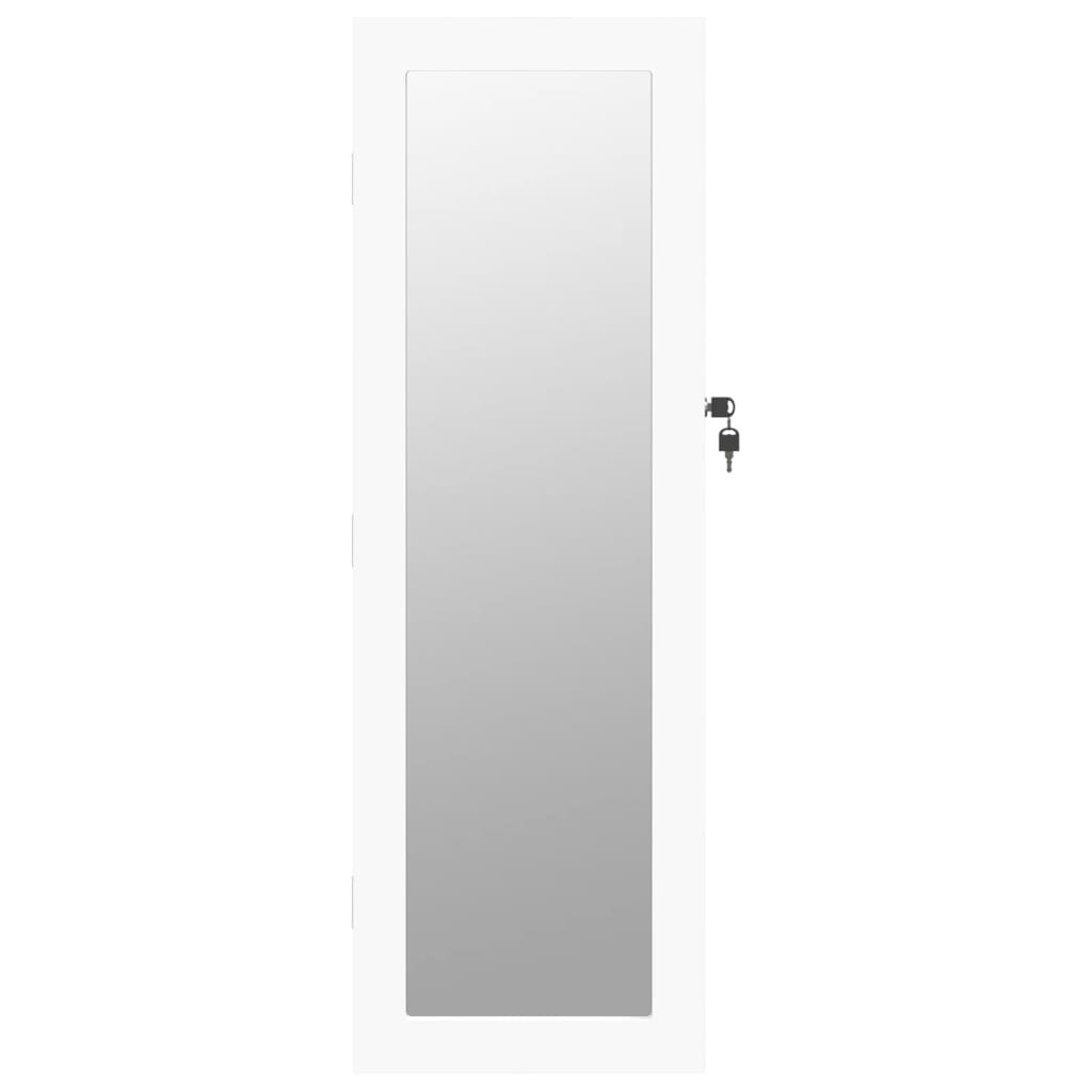 Espejo Con Joyero De Pared 30X8,5X90 Cm