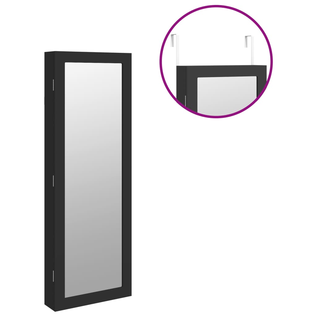 Espejo Con Joyero De Pared 37,5X10X106 Cm