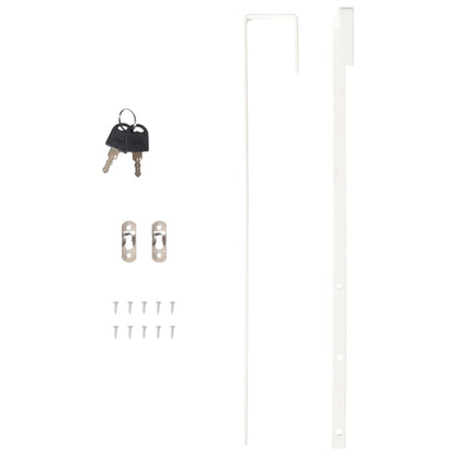 Espejo Con Joyero De Pared 37,5X10X106 Cm