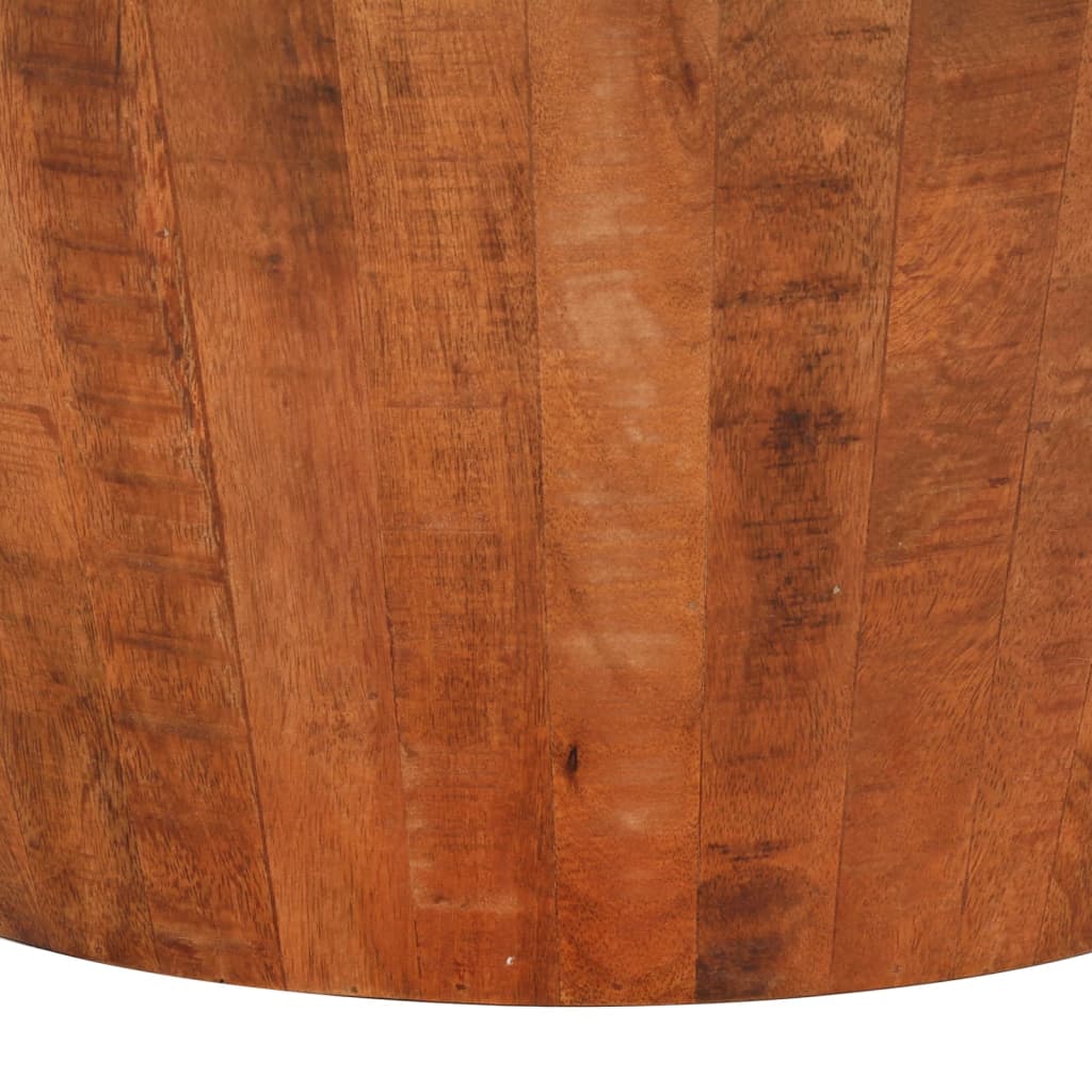 Mesa De Centro De Madera Maciza De Mango Rugosa