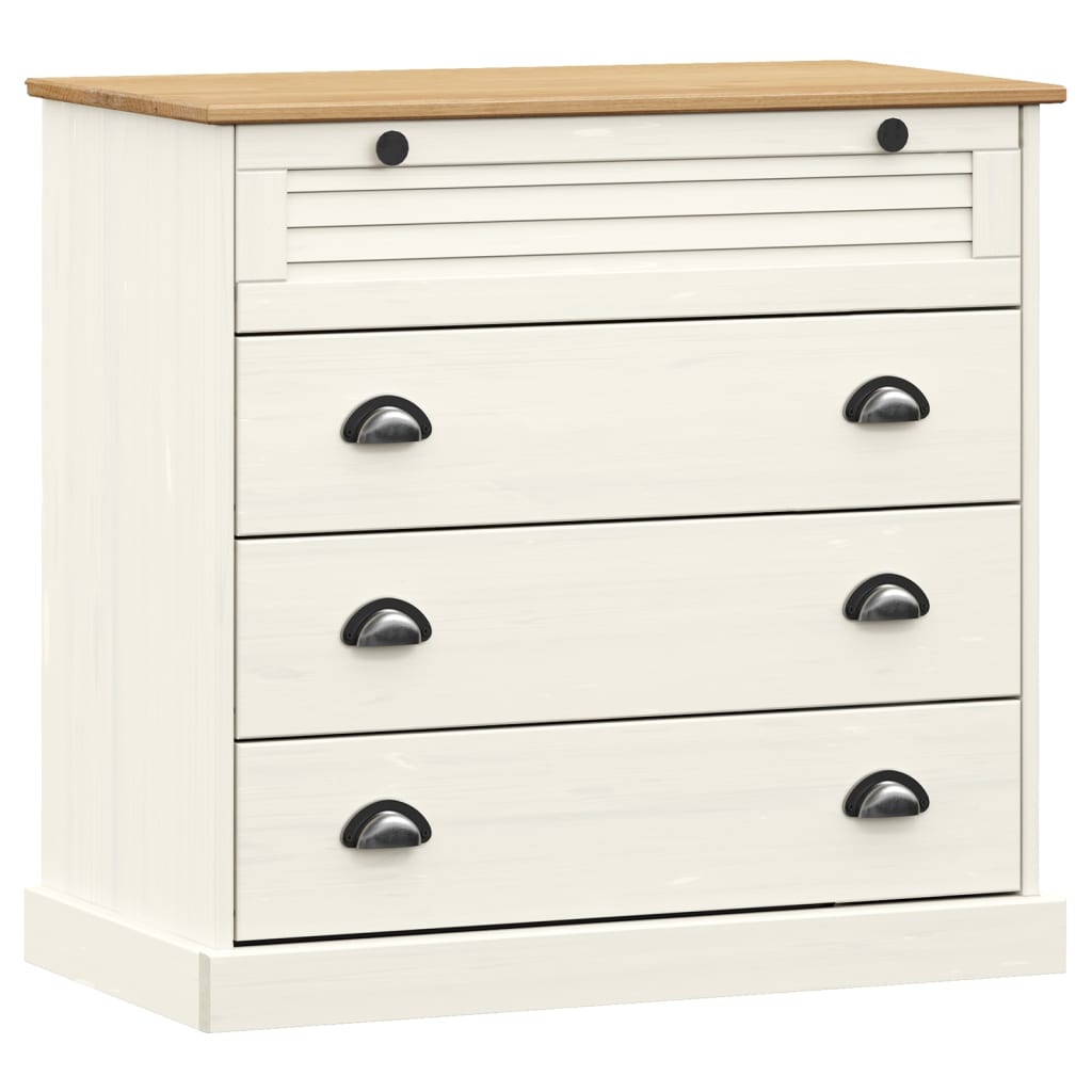 Cómoda Vigo Madera Maciza Pino 80X40X76 Cm