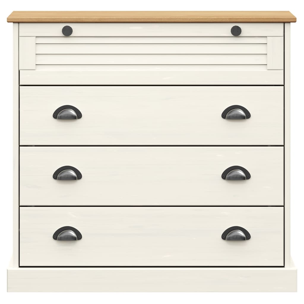 Cómoda Vigo Madera Maciza Pino 80X40X76 Cm
