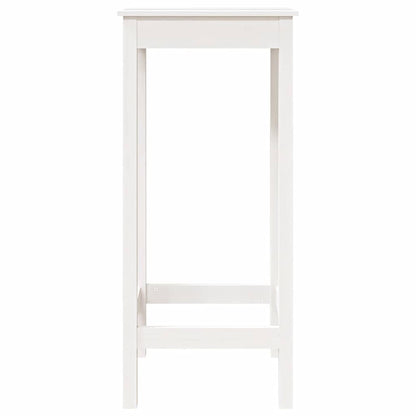 Mesa Alta De Bar Madera Maciza De Pino 50X50X110 Cm