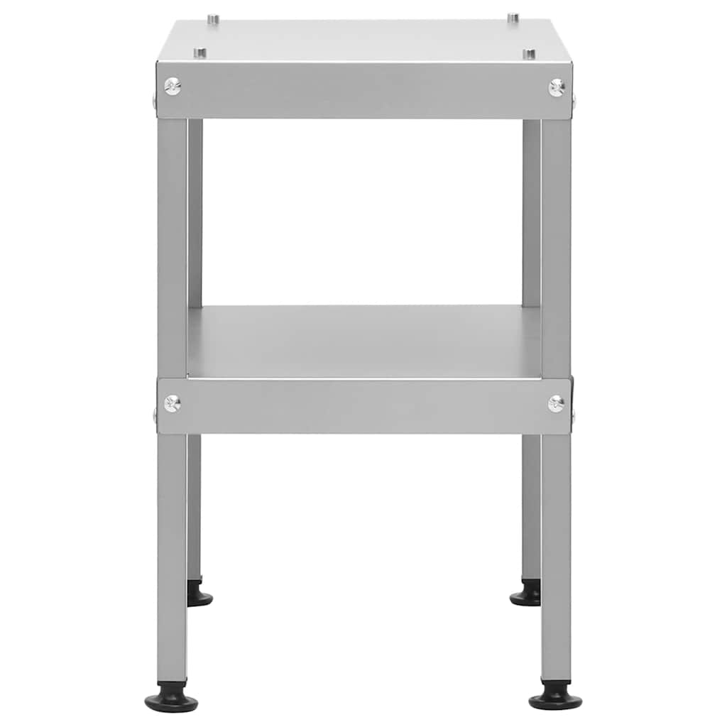 Horno Ahumador De Barbacoa Con Mesa Acero Galvanizado