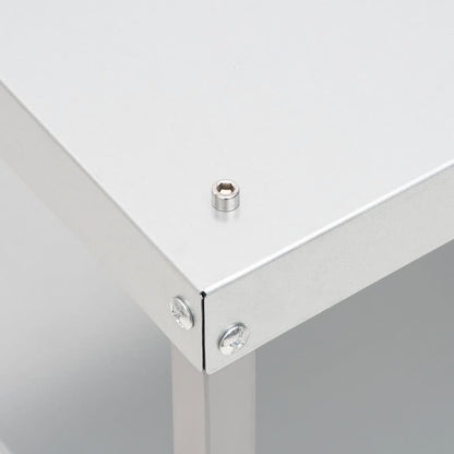 Horno Ahumador De Barbacoa Con Mesa Acero Galvanizado