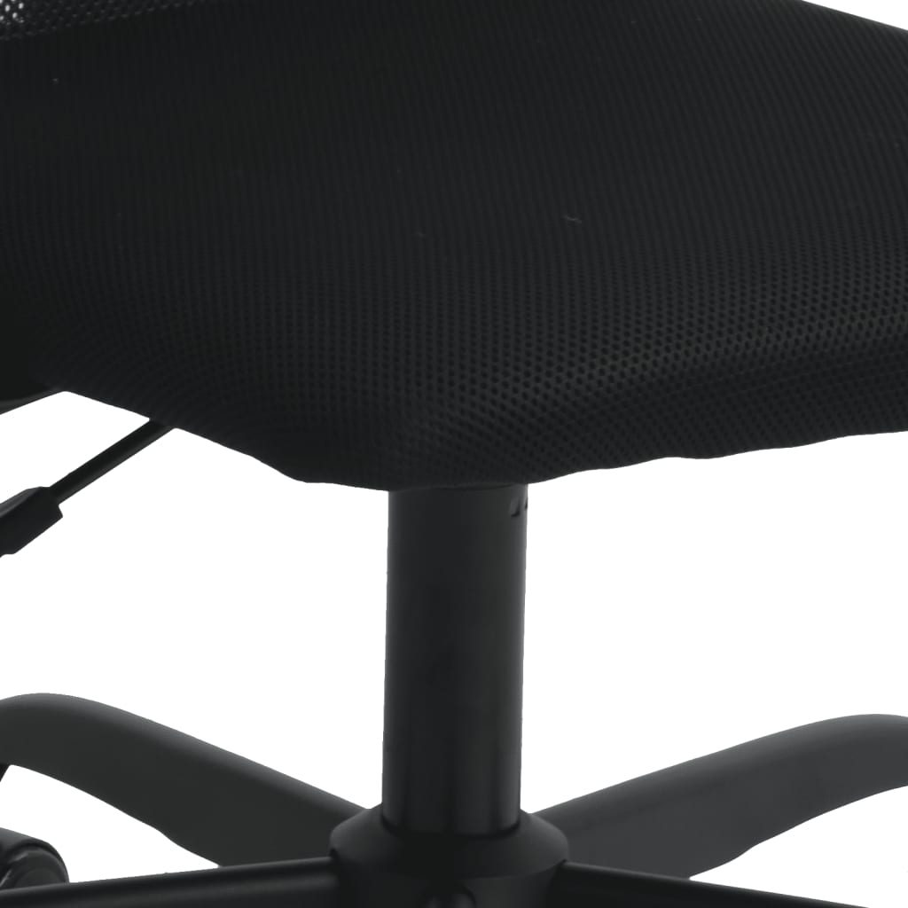 Silla De Oficina Altura Ajustable Tela Malla Y Cuero Pe