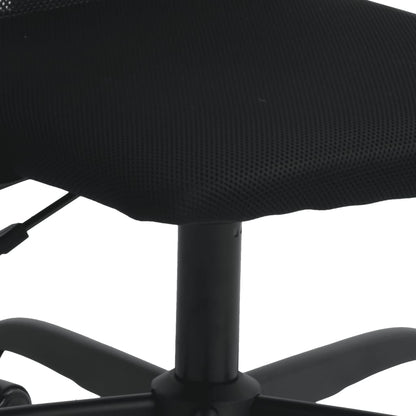 Silla De Oficina Altura Ajustable Tela Malla Y Cuero Pe