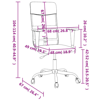 Silla De Oficina Altura Ajustable Tela Malla Y Cuero Pe