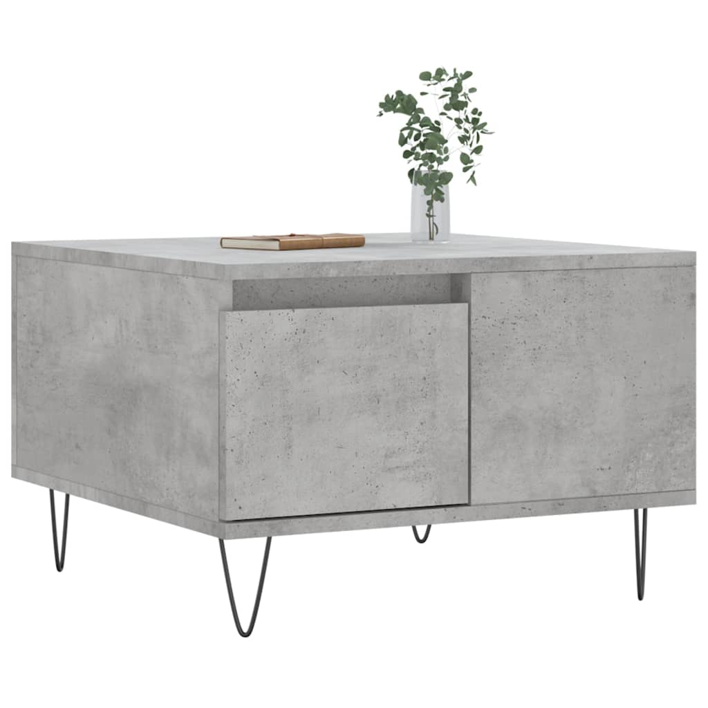 Mesa De Centro Madera Contrachapada 55X55X36,5 Cm