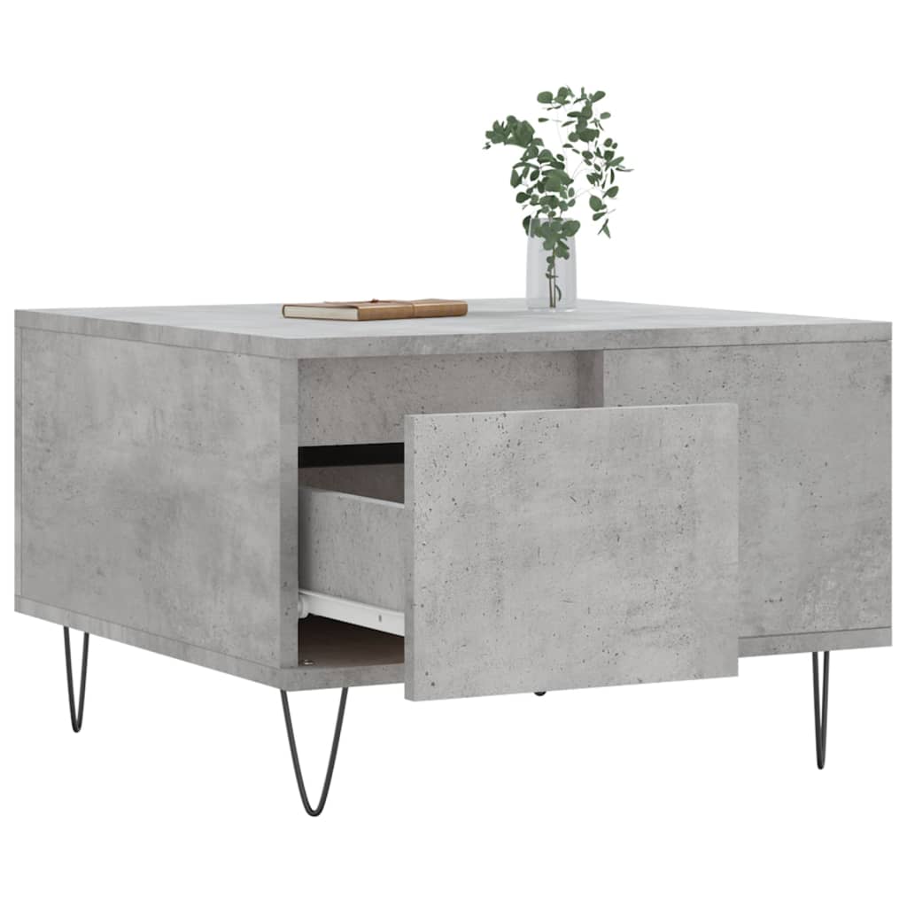 Mesa De Centro Madera Contrachapada 55X55X36,5 Cm