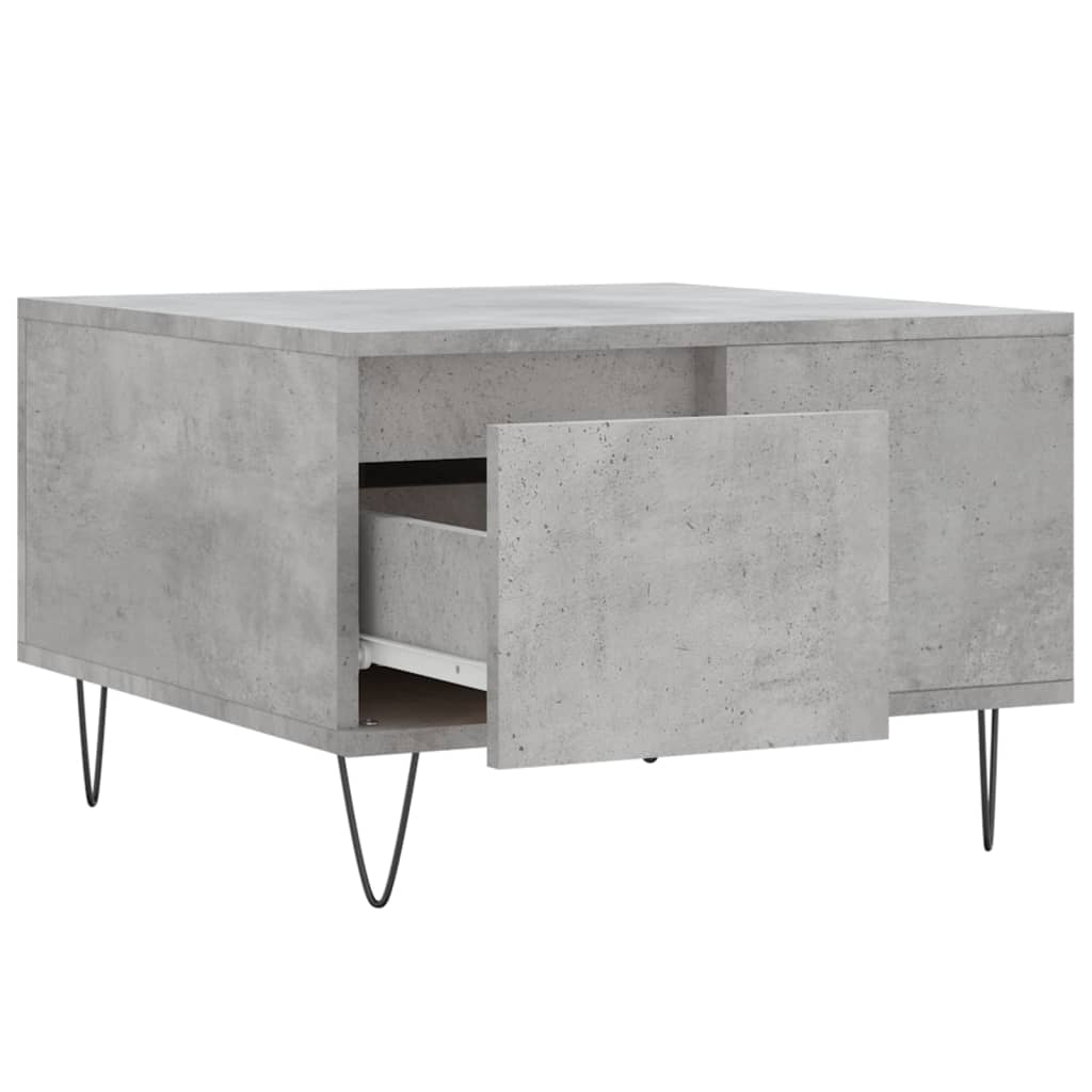Mesa De Centro Madera Contrachapada 55X55X36,5 Cm