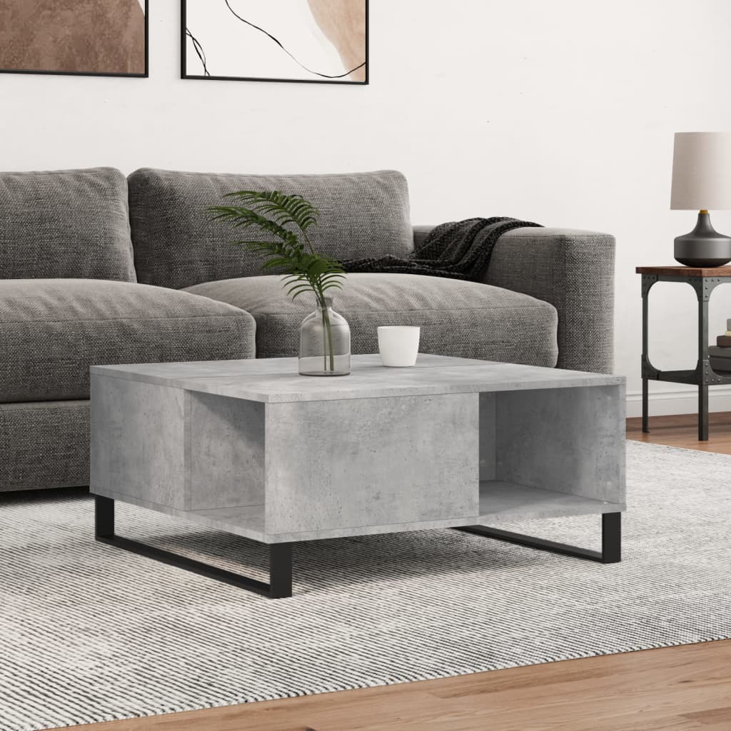 Mesa De Centro Madera Contrachapada 80X80X36,5 Cm