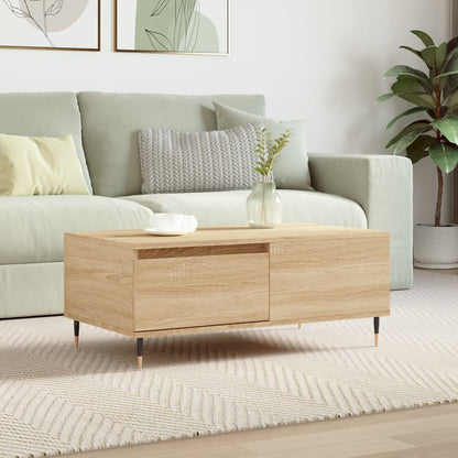 Mesa De Centro Madera Contrachapada 90X50X36,5 Cm
