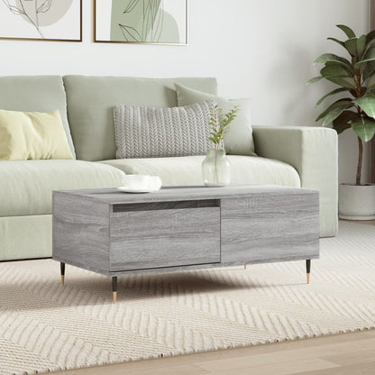 Mesa De Centro Madera Contrachapada 90X50X36,5 Cm