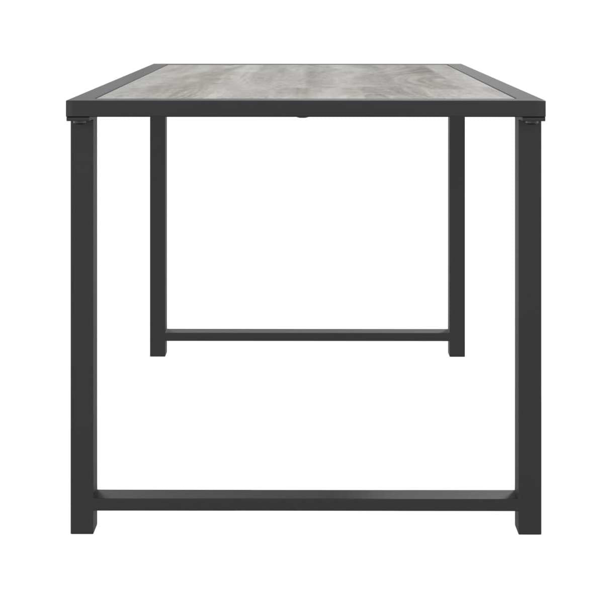 Mesa De Jardín De Acero Gris Antracita 55X40X37 Cm