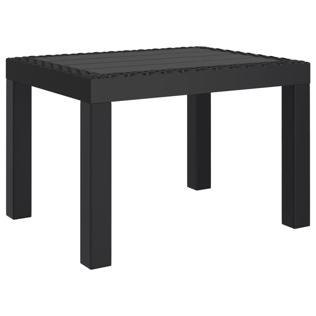 Mesa De Jardín Pp Gris 59X47X40 Cm