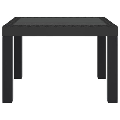 Mesa De Jardín Pp Gris 59X47X40 Cm