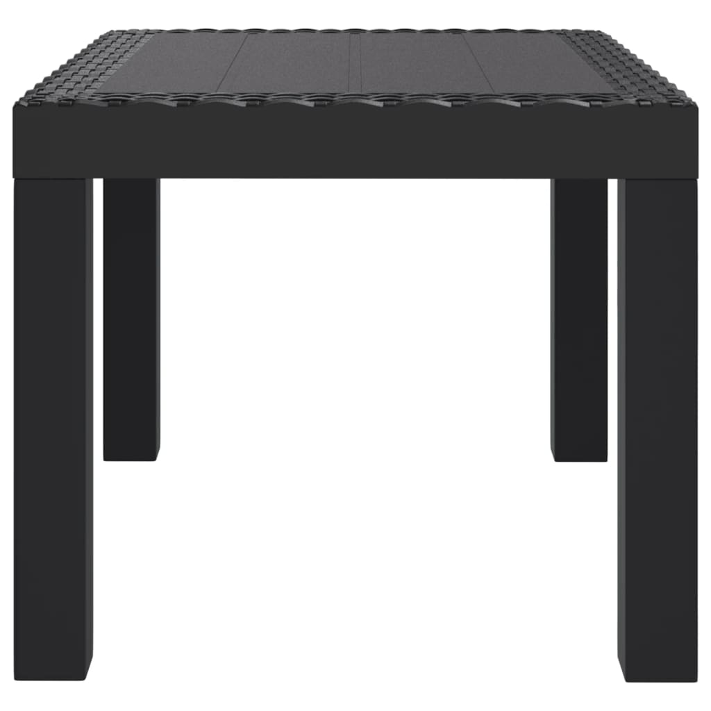 Mesa De Jardín Pp Gris 59X47X40 Cm