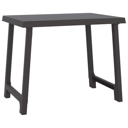 Mesa De Camping Aspecto De Madera Pp Gris 79X56X64 Cm