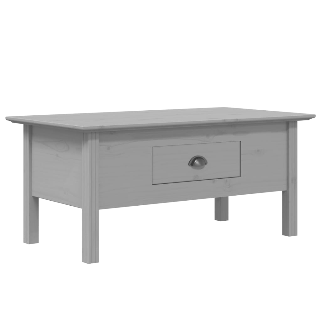 Mesa De Centro Bodo Madera Maciza De Pino 100X55X46 Cm