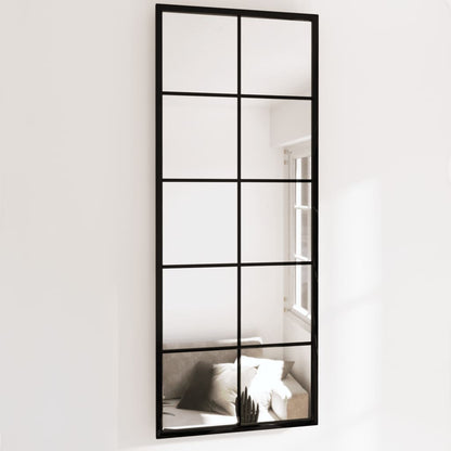 Espejo De Pared Rectangular De Hierro Negro
