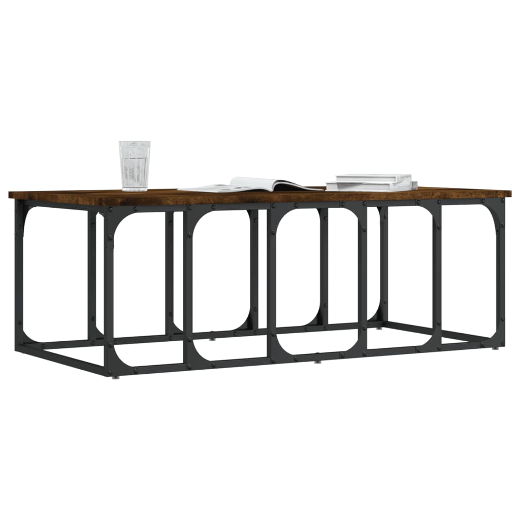 Mesa De Centro Madera Ingeniería 100X50X35,5 Cm