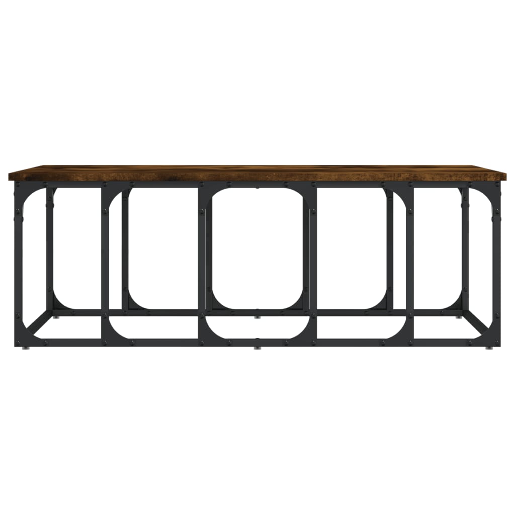 Mesa De Centro Madera Ingeniería 100X50X35,5 Cm