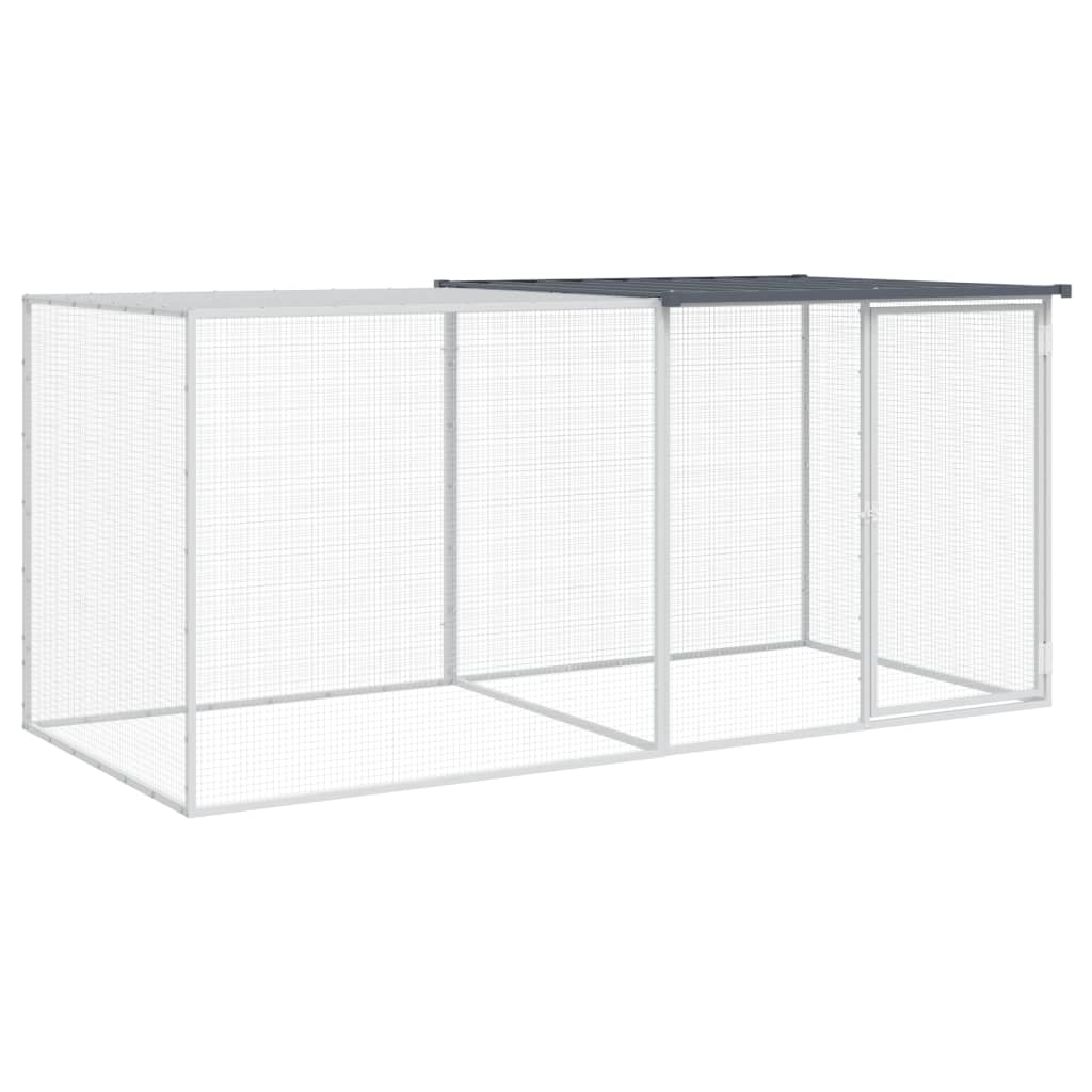 Jaula Para Gallinas Con Techo De Acero Galvanizado