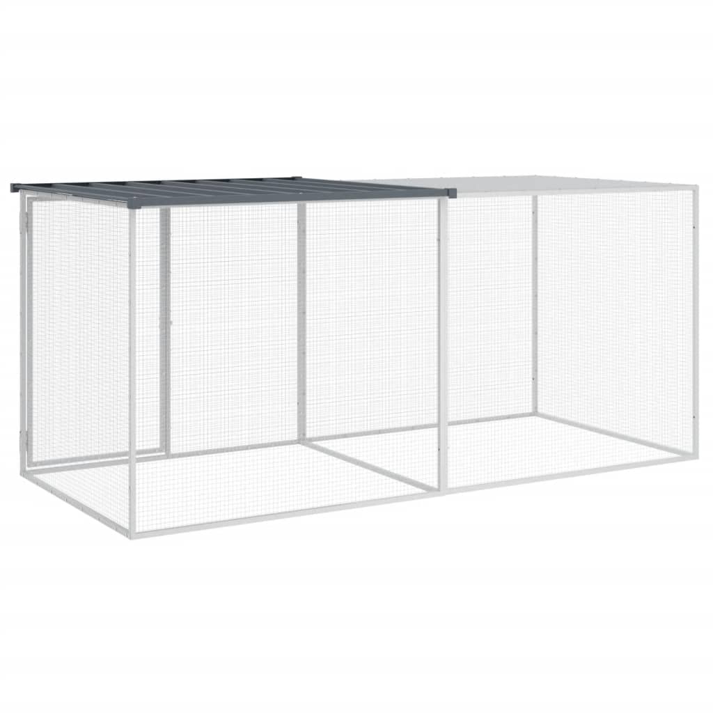 Jaula Para Gallinas Con Techo De Acero Galvanizado