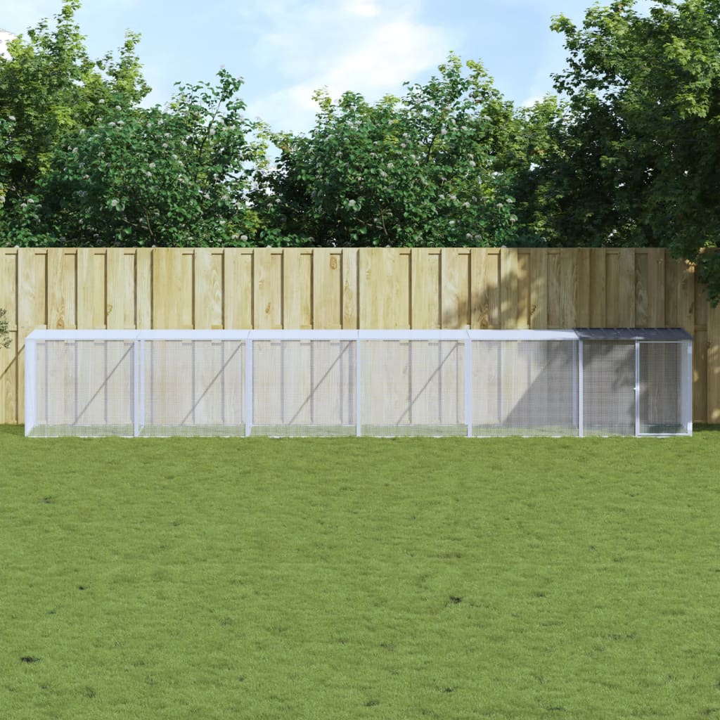 Jaula Para Gallinas Con Techo De Acero Galvanizado