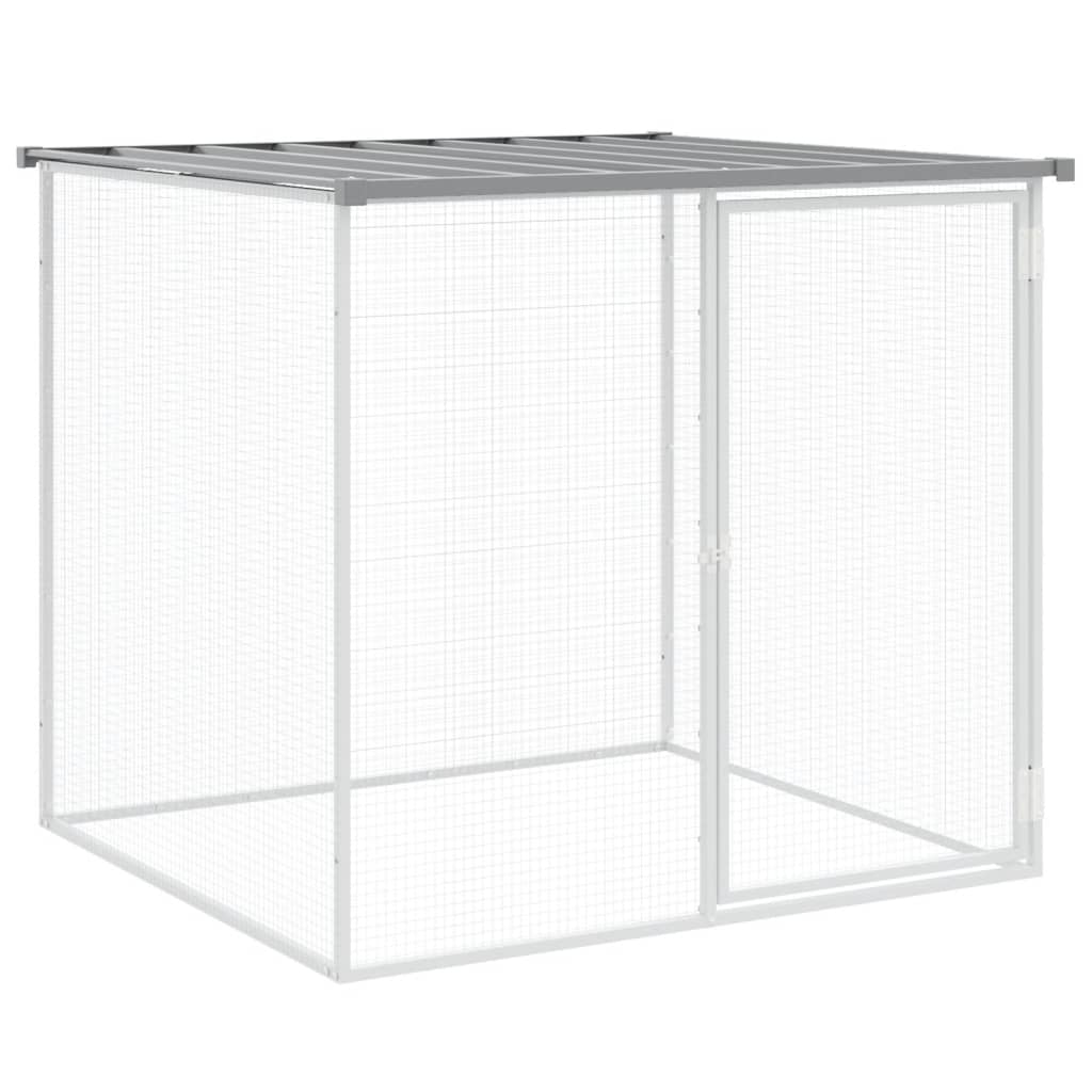 Jaula Para Gallinas Con Techo De Acero Galvanizado, ,