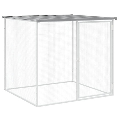 Jaula Para Gallinas Con Techo De Acero Galvanizado, ,