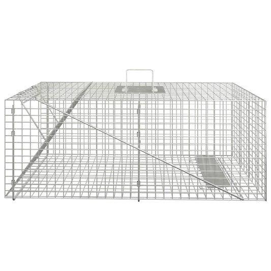 Trampa Para Animales 64,5X25X26,5 Cm Hierro Galvanizado