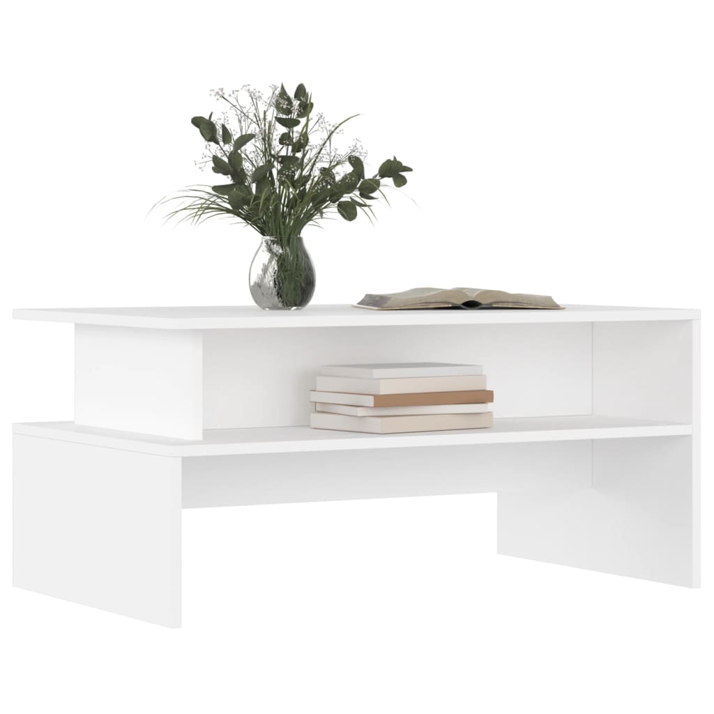 Mesa De Centro Madera De Ingeniería 90X55X42,5 Cm