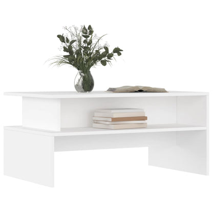 Mesa De Centro Madera De Ingeniería 90X55X42,5 Cm