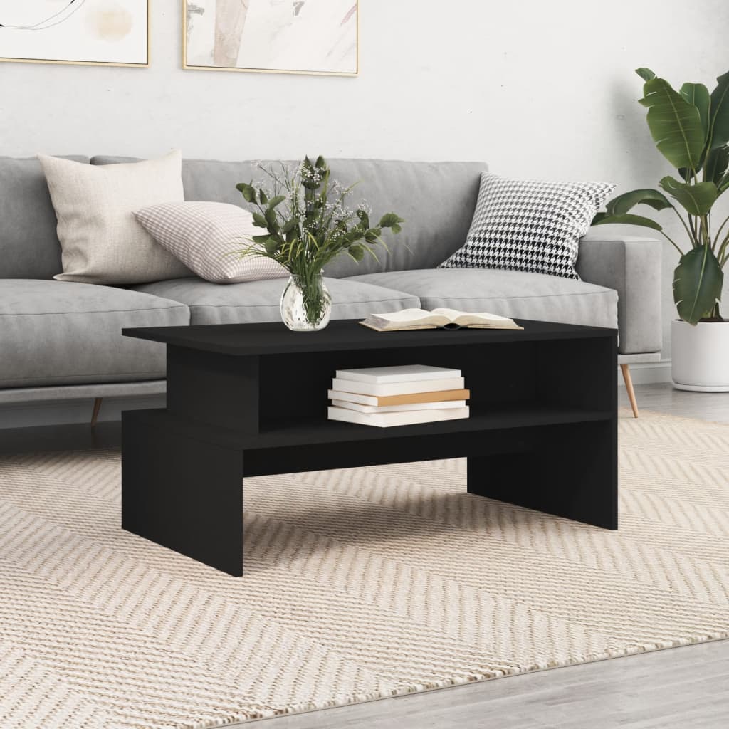 Mesa De Centro Madera De Ingeniería 90X55X42,5 Cm