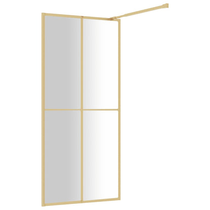 Mampara Puerta De Ducha Vidrio Transparente Esg 90X195Cm