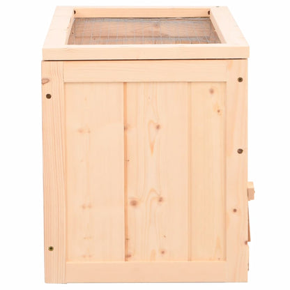 Jaula Para Hámster Madera Maciza Abeto 60X30X35 Cm