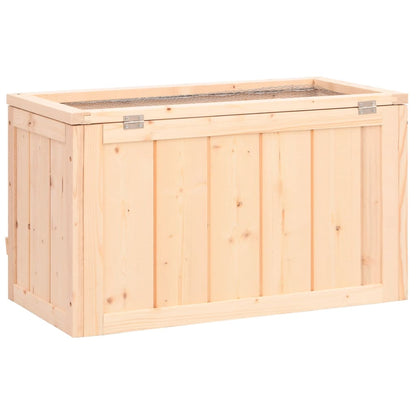 Jaula Para Hámster Madera Maciza Abeto 60X30X35 Cm