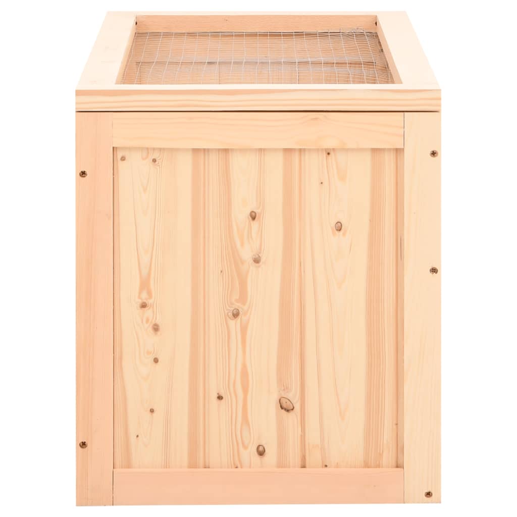 Jaula Para Hámster Madera Maciza Abeto 60X35,5X42 Cm