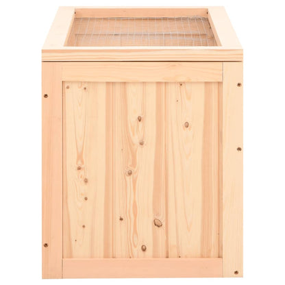 Jaula Para Hámster Madera Maciza Abeto 60X35,5X42 Cm