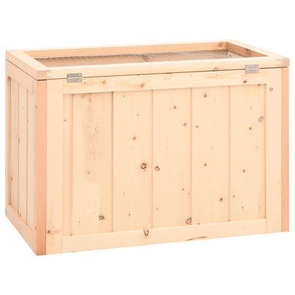Jaula Para Hámster Madera Maciza Abeto 60X35,5X42 Cm